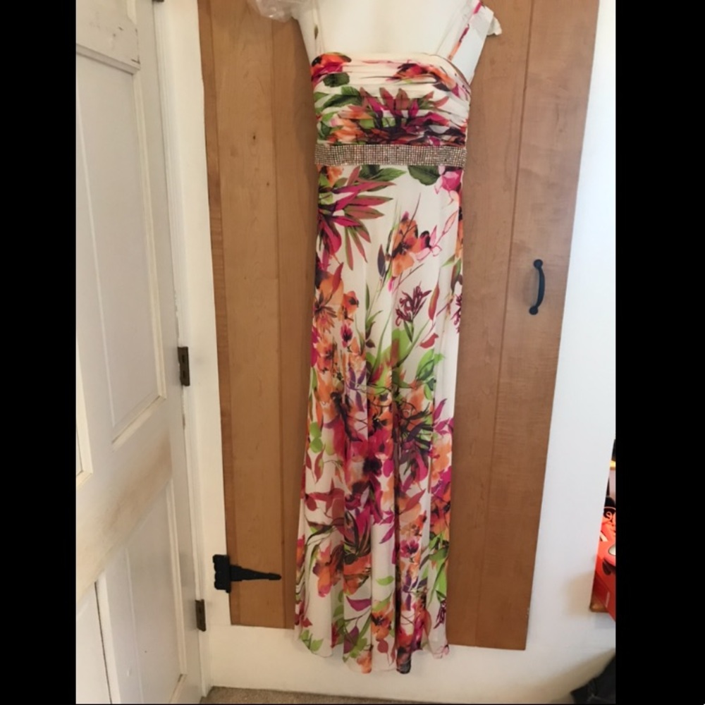 Floral prom dress
